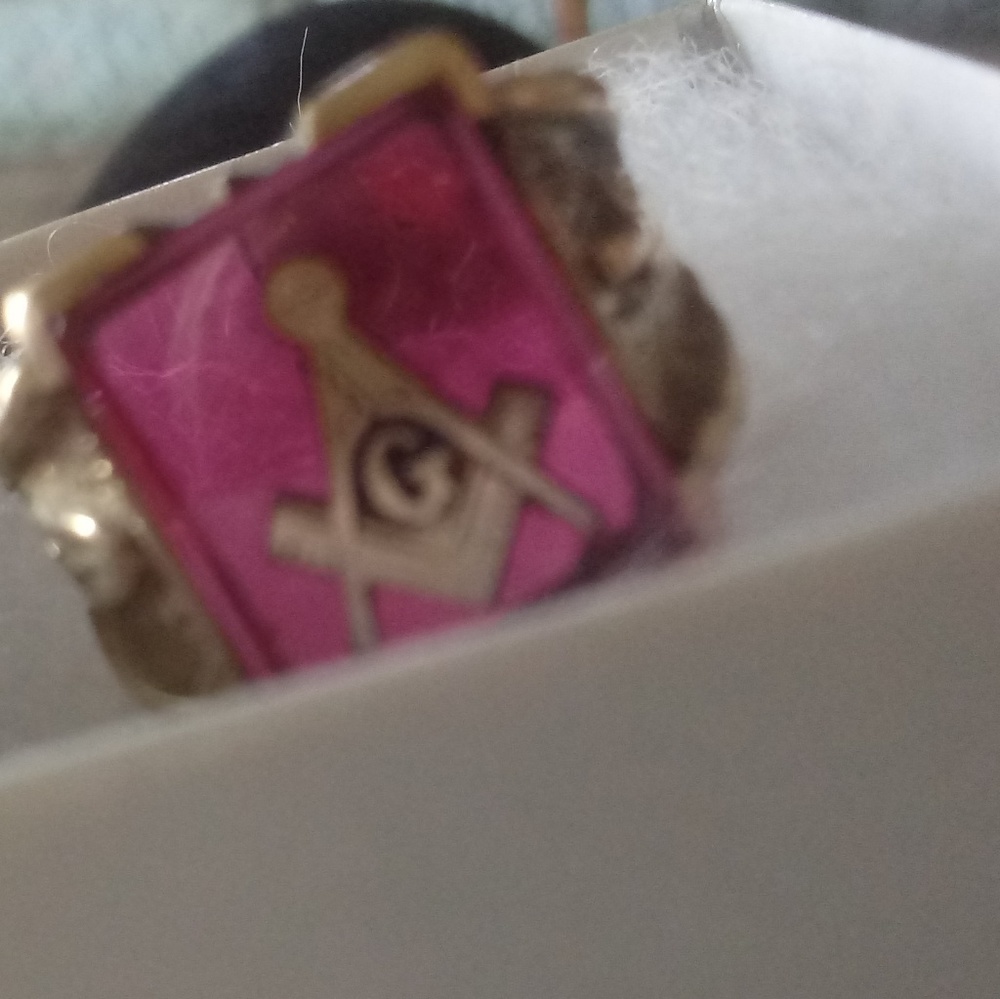 Authentic Freemason Ring💜🙏👼💜🙏👼💜🙏👼💜